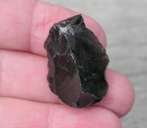 Surový obsidián černý V3707 — foto 4
