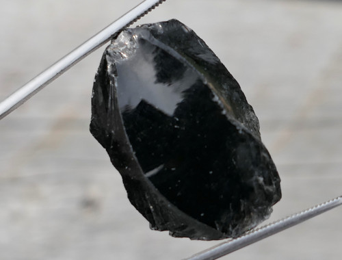 Surový obsidián černý V3725 — foto 3