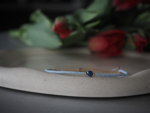 Miyuki náramek s lapis lazuli — foto 2