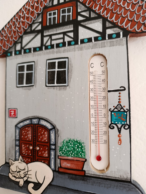 Ručně malovaný teploměr — foto 2