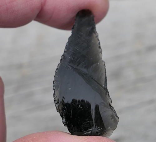 Surový obsidián černý V3740 — foto 3