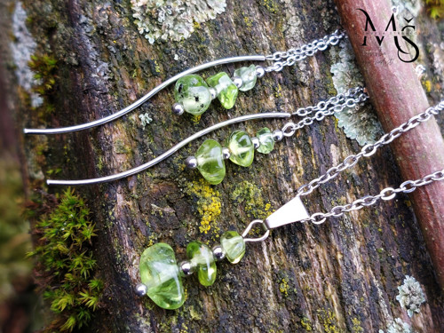 ARIZONSKÝ OLIVÍN - PERIDOT - sada šperků — foto 3