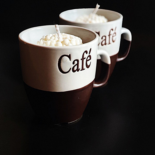 Hrníčková sójová svíčka - Caffè crema — foto 3