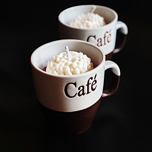 Hrníčková sójová svíčka - Caffè crema — foto 2