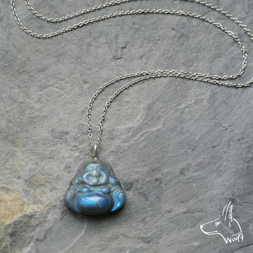 Labradorit Buddha — foto 4