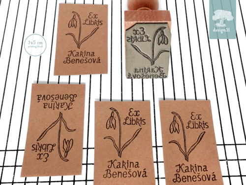 Sněženka: razítko 3x5 cm — foto 2