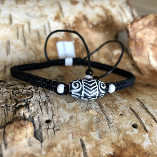 Boho Shamballa Náramek Do Černa — foto 3