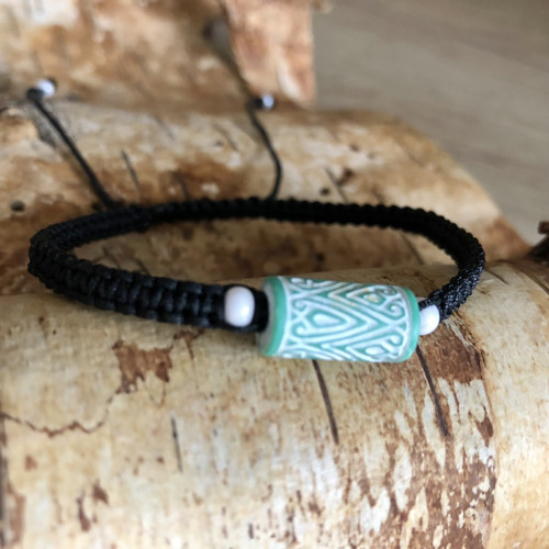 Boho Shamballa Náramek Do Zelena — foto 2