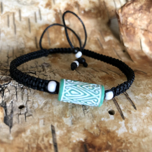 Boho Shamballa Náramek Do Zelena — foto 3