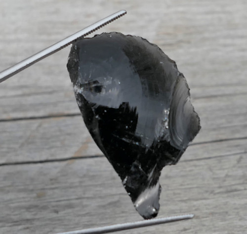 Surový obsidián černý V3746 — foto 3