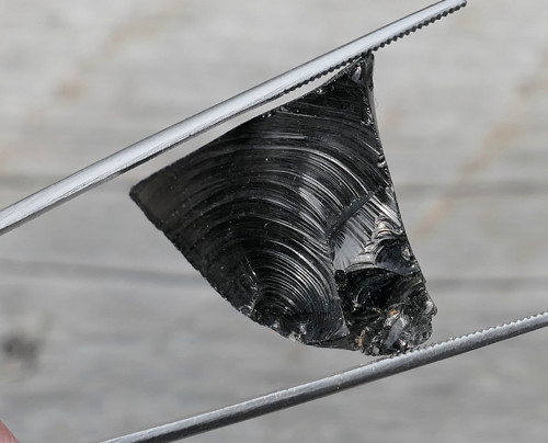 Surový obsidián černý V3748 — foto 3