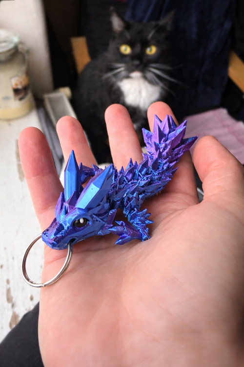 Krystalový flexi drak - přívěsek 10 cm — foto 2