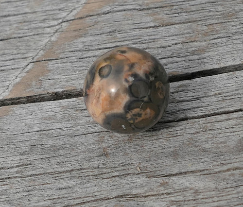 Kulička - jaspis leopardí 10,2 mm V3774 — foto 3