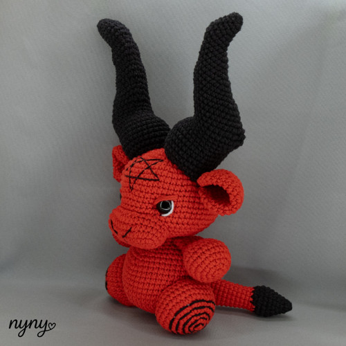 Háčkovaný Baphomet – PDF návod krok za krokem — foto 2