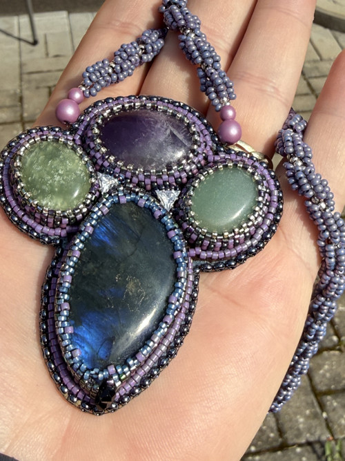 „Lesní amulet“ náhrdelník — foto 4
