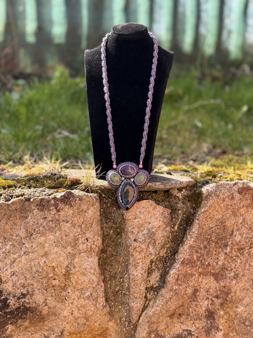 „Lesní amulet“ náhrdelník — foto 2