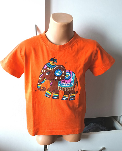Dětské tričko slon Indie — foto 2