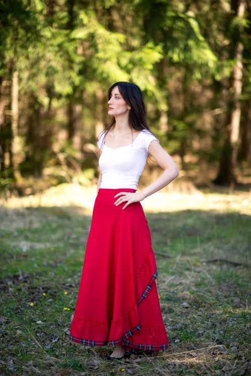 Zavinovacia sukňa Linda — foto 3