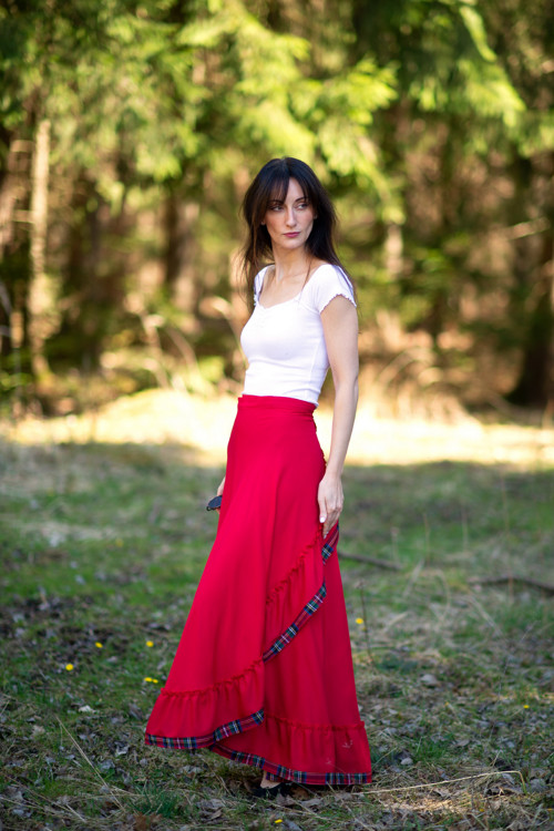 Zavinovacia sukňa Linda — foto 2