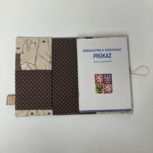Obal na očkovací průkaz - medvědí — foto 2