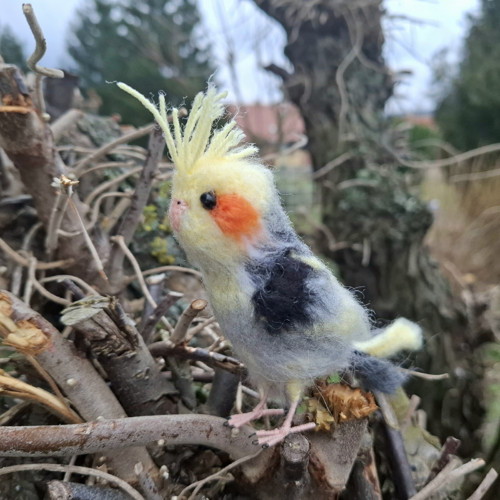 Háčkovaný ptáček - korelka — foto 6