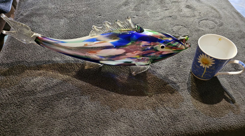 Murano ryba 49 cm - ruční práce — foto 2