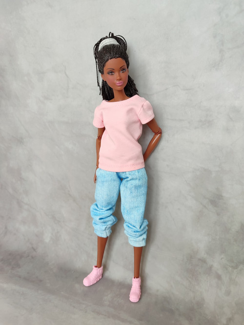 Tepláky jeans pro Barbie — foto 2
