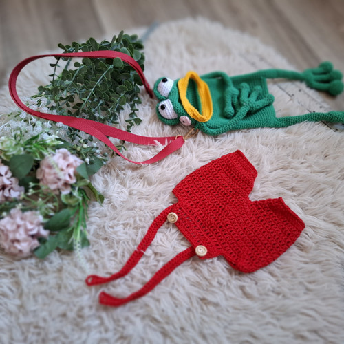 Háčkovaná kabelka žabáček Ruda — foto 4