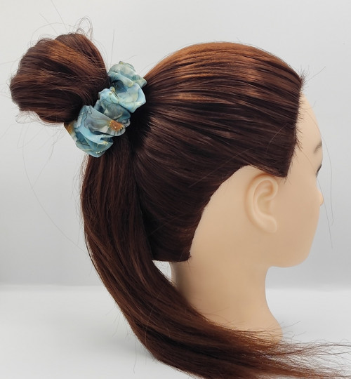 Scrunchie gumička Jarní květy II. L — foto 2