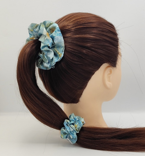Scrunchie gumička Jarní květy II. S — foto 2