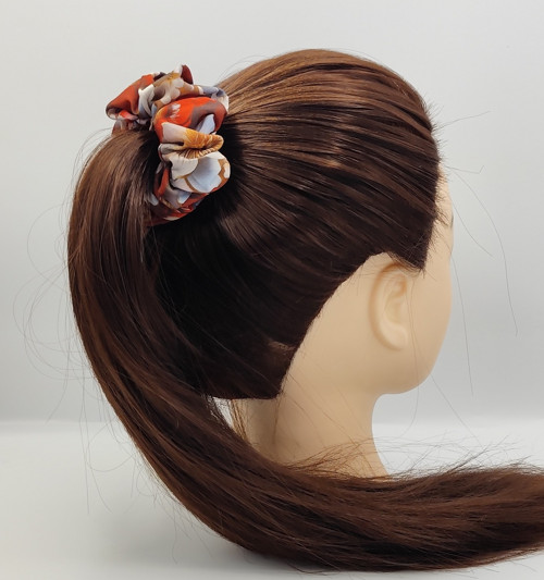 Scrunchie gumička Jarní květy III. L — foto 2