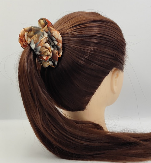 Scrunchie gumička Jarní květy V. L — foto 2