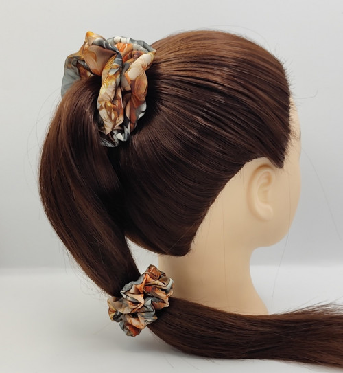 Scrunchie gumička Jarní květy V. S — foto 2