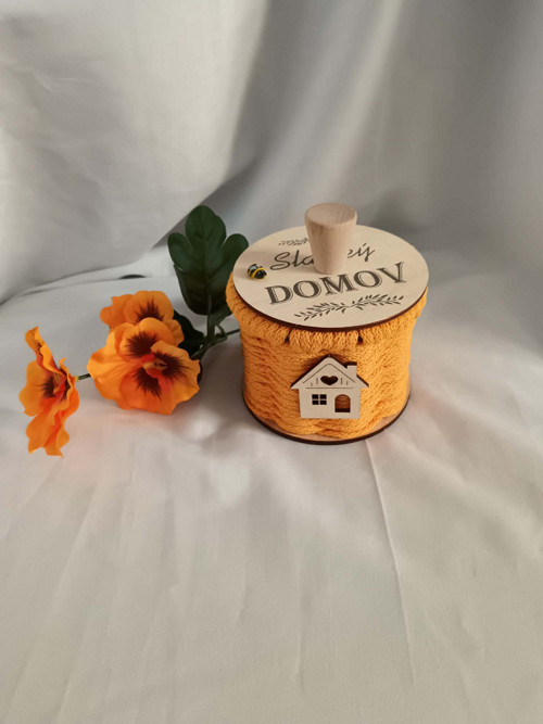 Pletený košík s víkem 2 — foto 3