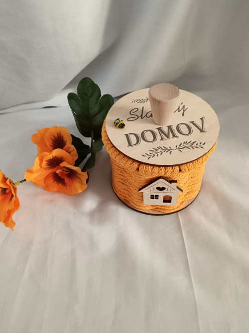 Pletený košík s víkem 2 — foto 2