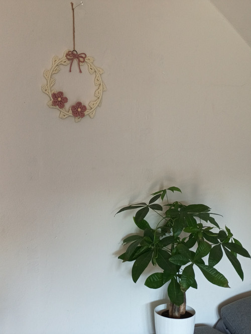 Boho věneček s květy — foto 3