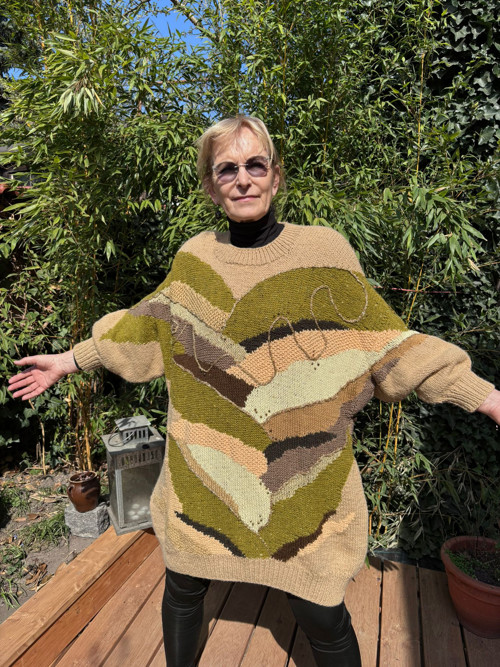 Pletený oversize svetr — foto 4