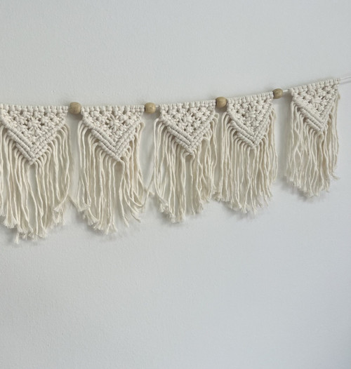 Macramé Boho Natural, girlanda — foto 4