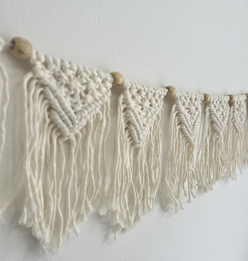 Macramé Boho Natural, girlanda — foto 2