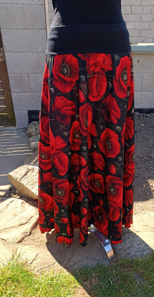 Dámská maxi sukně máky — foto 2
