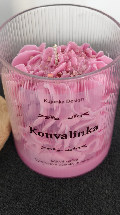 Sójová svíčka konvalinka — foto 2