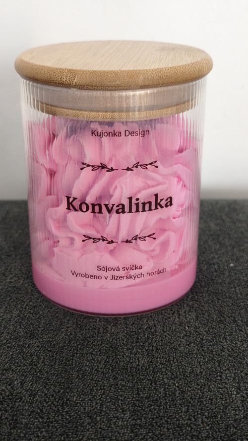 Sójová svíčka konvalinka — foto 3