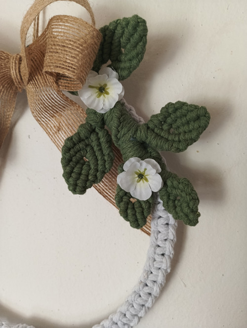 Boho věneček s větvičkou — foto 3