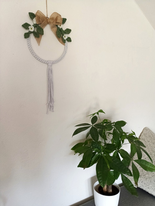 Boho věneček s větvičkou — foto 4
