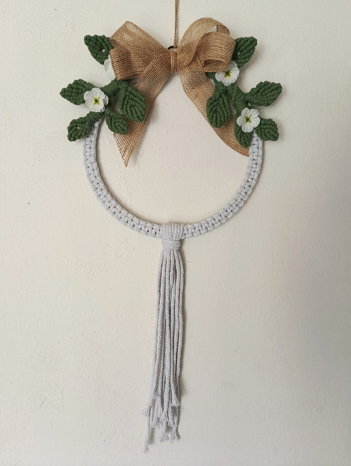 Boho věneček s větvičkou — foto 2