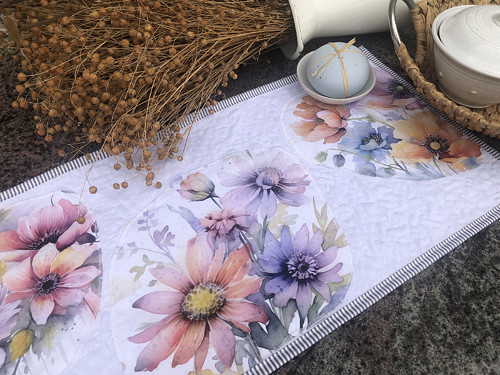 Běhoun květy 68x32 cm — foto 5