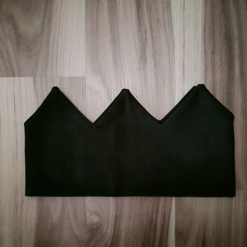 Čelenka korunka - černá — foto 2