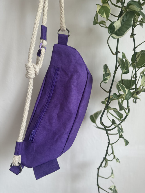 Papírová ledvinka s lanem // violet — foto 2