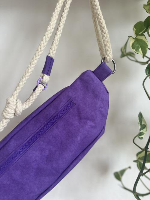 Papírová ledvinka s lanem // violet — foto 4