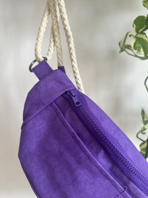 Papírová ledvinka s lanem // violet — foto 3
